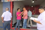 Gilmar esteve acompanhado do prefeito e de secretários da Semuttran e Semob