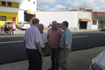 Gilmar esteve acompanhado do prefeito e de secretários da Semuttran e Semob