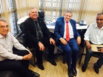 Tozão em reunião com  Françoso, Ramalho e João Manoel dos Santos