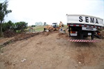 As obras para a construção da ponte que ligará os bairros Jardim Altafin e Dois Córregos foram iniciadas.