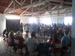 Reunião no centro comunitário do bairro Anhumas 