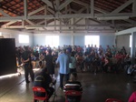 Reunião no centro comunitário do bairro Anhumas 