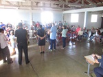 Reunião no centro comunitário do bairro Anhumas 
