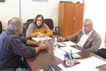 Gilmar Rotta levou demandas de escola à secretária municipal de Educação