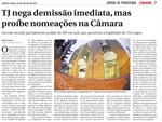 Jornal de Piracicaba destacou posicionamento do relator