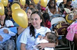Mães participaram do "mamaço" ao final do evento
