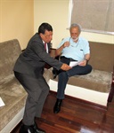 Senador Airton Sandoval e o vereador Lair Braga