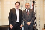 Deputado estadual Cauê Macris e Maestro Jonson, vereador