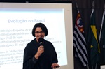 Nancy Thame, diretora da Escola do Legislativo, relembrou primeira aula do curso