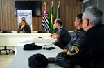 Moradores do bairro Jardim Maracanã e guarda civil participaram de encontro