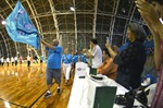 Cerimônia de abertura foi realizada no Ginásio Municipal "Waldemar Blatkauskas"