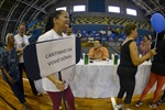 Cerimônia de abertura foi realizada no Ginásio Municipal "Waldemar Blatkauskas"