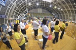 Cerimônia de abertura foi realizada no Ginásio Municipal "Waldemar Blatkauskas"