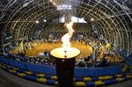 Cerimônia de abertura foi realizada no Ginásio Municipal "Waldemar Blatkauskas"