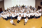 Entre apresentações musicais e palestra, secretário anunciou reformas de escolas