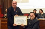 Salão nobre da Câmara recebeu a solenidade, na noite desta terça-feira