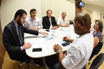 Presidente e segunda-secretária do conselho conversaram com Erler, Kawai, Moschini e Ary
