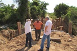 Gilmar Rotta acompanhou o trabalho de reconstrução da ponte, realizado pela Sema