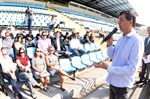 Estádio Barão da Serra Negra recebeu, nesta terça-feira, autoridades para comemorar a marca de 10 mil crianças atendidas no projeto Clinica Hyundai de Futebol Infantil