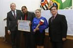 Anfiteatro do Centro Cívico recebeu a solenidade, de iniciativa de Maestro Jonson