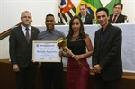 Anfiteatro do Centro Cívico recebeu a solenidade, de iniciativa de Maestro Jonson