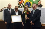 Anfiteatro do Centro Cívico recebeu a solenidade, de iniciativa de Maestro Jonson