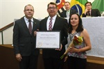 Anfiteatro do Centro Cívico recebeu a solenidade, de iniciativa de Maestro Jonson