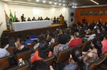 Anfiteatro do Centro Cívico recebeu a solenidade, de iniciativa de Maestro Jonson