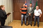 Diretores da entidade, Daniel Zotelli e Wilson Roberto Ali estiveram na Câmara