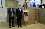Antonio e e Elsa Magro estiveram na Câmara durante a 58ª reunião ordinária