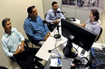 Vereadores de Porto Ferreira conhecem a Rádio da Câmara.