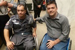 Bandeira participou de homenagem ao Dia do Policial Militar Portador de Deficiência Física, nesta sexta-feira
