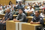 Bandeira participou de homenagem ao Dia do Policial Militar Portador de Deficiência Física, nesta sexta-feira