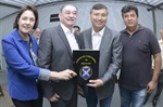 Nancy Thame, Pedro Celso Rizzo, Pedro Kawai e Wagnão, durante o evento