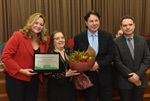 Hilda Gobbo recebeu o título de "Piracicabanus Praeclarus" em solenidade nesta terça-feira