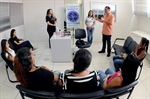 Semana da Beleza trouxe curso de maquiagem para a Câmara