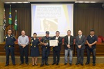 Votos de congratulações a agentes da Guarda Civil Municipal foram entregues em ato no salão nobre nesta sexta-feira