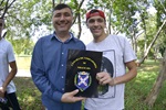 Entrega da homenagem aconteceu na manhã desta terça-feira, no parque da Rua do Porto