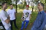 Entrega da homenagem aconteceu na manhã desta terça-feira, no parque da Rua do Porto