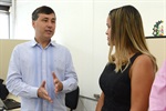 Pedro Kawai parabeniza Gleyciane Frois de Morais