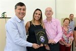 Pedro Kawai parabeniza Gleyciane Frois de Morais