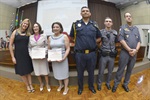 Homenagem aos “Amigos da PM”.