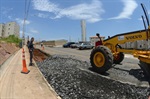 Obras na avenida  Corcovado foram iniciadas nesta segunda-feira
