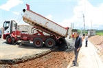 Obras na avenida Corcovado foram iniciadas nesta segunda-feira