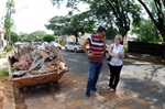 Proprietária do estabelecimento pediu apoio a Kawai para retirada do ponto de ônibus