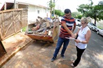 Proprietária do estabelecimento pediu apoio a Kawai para retirada do ponto de ônibus