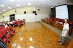 Enfermeira Eliana Maria Tofollo apresentou dados epidemiológicos do país e de Piracicaba