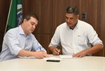 Paulo Campos recebeu, na manhã desta segunda-feira, a visita do deputado federal Luiz Lauro Filho