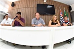 Em dezembro, a Frente Pró-Saúde se reuniu com Hamilton Bonilha, diretor do DRS-X