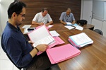 José Longatto, Isac Souza e Coronel Adriana reuniram-se nesta segunda-feira